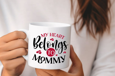 My Heart Belongs to mommy svg Design SVG Regulrcrative 