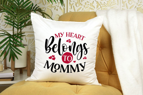 My Heart Belongs to mommy svg Design SVG Regulrcrative 