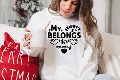 My heart belongs to mummy-01 SVG Angelina750 