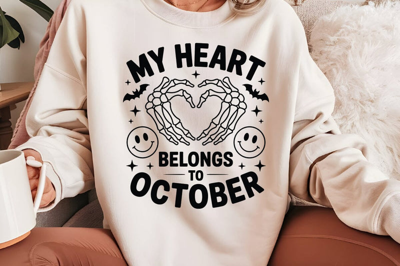 My Heart Belongs To October SVG Angelina750 