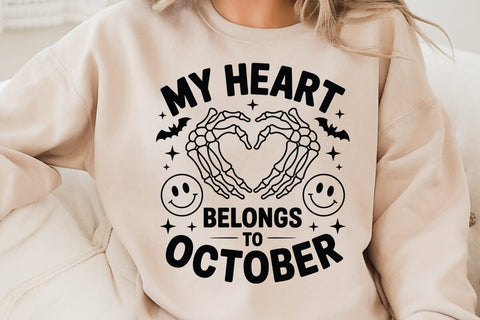 My Heart Belongs To October SVG Angelina750 