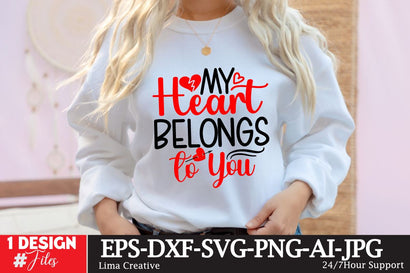 My Heart Belongs To You SVG Cut File, VAlentine's Day SVG SVG Insomnia Std 