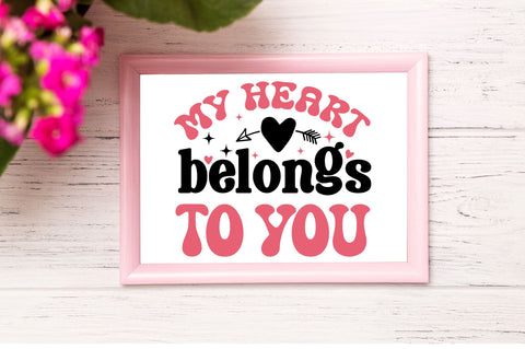 My heart belongs to you Svg Design SVG Regulrcrative 