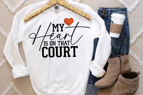 My heart is on that court SVG Design SVG Designangry 