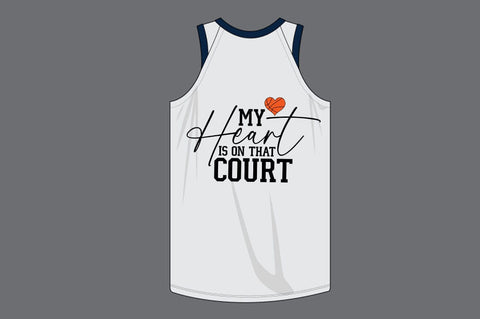 My heart is on that court SVG Design SVG Designangry 