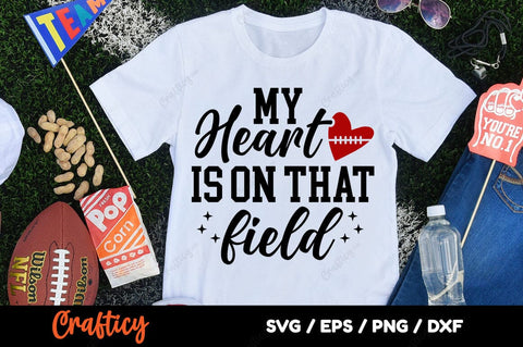 My Heart Is On That Field SVG Design SVG Designangry 