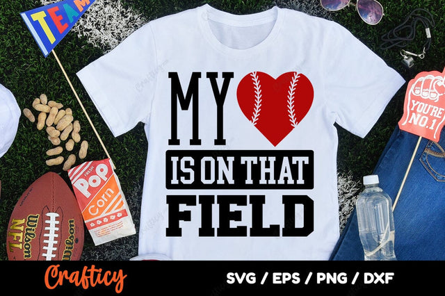 My Heart Is On That Field SVG Design SVG Designangry 