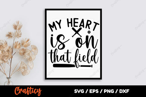My heart is on that field SVG Design SVG Designangry 