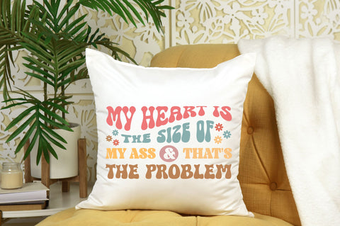 My heart is the size of my ass Svg Design SVG Regulrcrative 