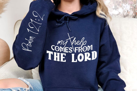 My Help Comes From Sleeve SVG Design SVG Regulrcrative 