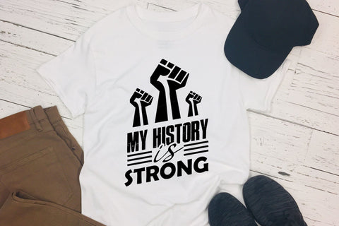 My History is Strong, Black History Month SVG SVG CraftLabSVG 