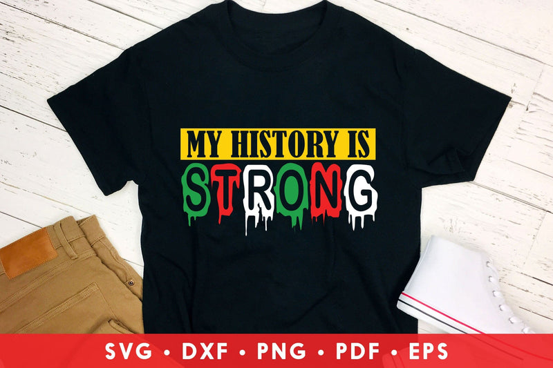My History is Strong, Juneteenth SVG SVG CraftLabSVG 