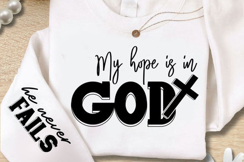 My Hope Is In God Sleeve SVG Design SVG Regulrcrative 