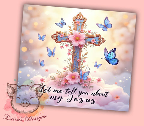 My Jesus Tumbler, Christian Gifts, Faith-Based Drinkware, Inspirational Sublimation, Religious Decor, Witnessing Gift, Jesus Lover Mug Sublimation Lara' s Designs 