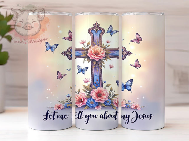 My Jesus Tumbler, Christian Gifts, Faith-Based Drinkware, Inspirational Sublimation, Religious Decor, Witnessing Gift, Jesus Lover Mug Sublimation Lara' s Designs 