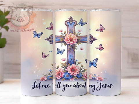 My Jesus Tumbler, Christian Gifts, Faith-Based Drinkware, Inspirational Sublimation, Religious Decor, Witnessing Gift, Jesus Lover Mug Sublimation Lara' s Designs 