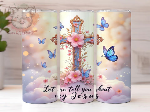 My Jesus Tumbler, Christian Gifts, Faith-Based Drinkware, Inspirational Sublimation, Religious Decor, Witnessing Gift, Jesus Lover Mug Sublimation Lara' s Designs 