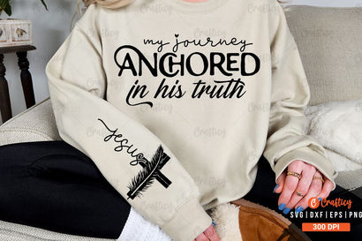 My journey anchored in His truth Sleeve SVG Design SVG Designangry 