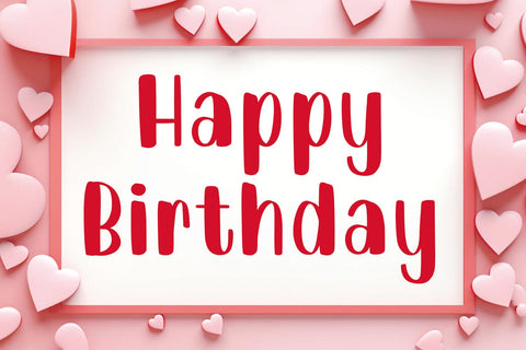 My Love - Valentine Font Font Mozarella 