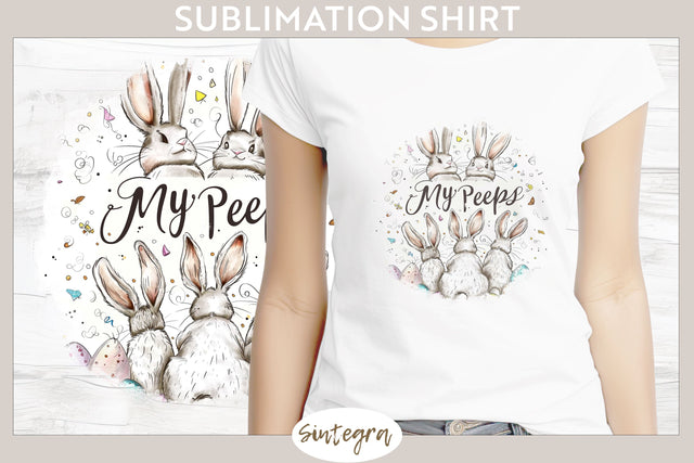 My Peeps v3 T-shirt Sublimation Sublimation Sintegra 