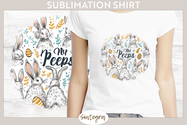 My Peeps v4 T-shirt Sublimation Sublimation Sintegra 