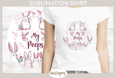 My Peeps v5 T-shirt Sublimation Sublimation Sintegra 