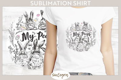 My Peeps v7 T-shirt Sublimation Sublimation Sintegra 