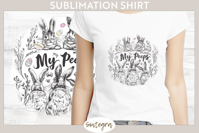 My Peeps v7 T-shirt Sublimation Sublimation Sintegra 