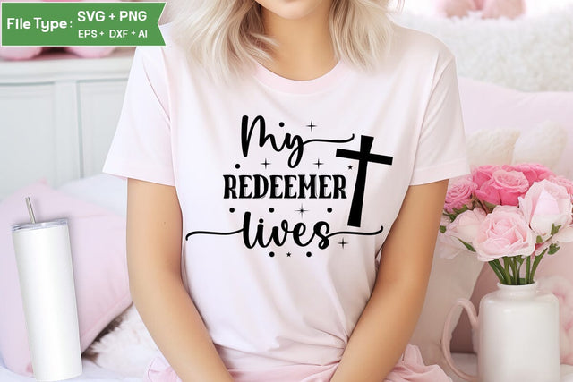 My Redeemer Lives SVG Design, Christian SVG Design, SVGs,Quotes and Sayings,Food & Drink,On Sale, Print & Cut SVG DesignPlante 503 