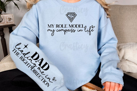 My role model my compass in life Sleeve SVG Design SVG Designangry 