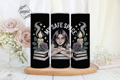 My Safe Space 20oz Tumbler Wrap Sublimation sassyprint 