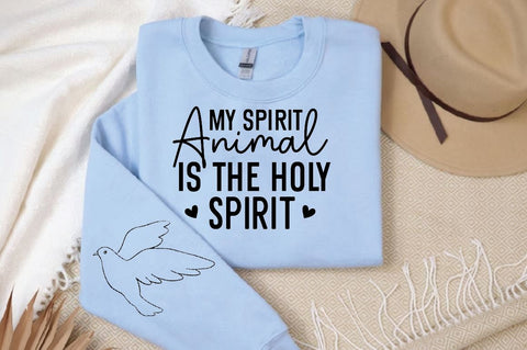 My Spirit Animal is the Holy Spirit Sleeve SVG Design, Christian Sleeve SVG, Faith SVG Design, Jesus Sleeve SVG SVG Regulrcrative 