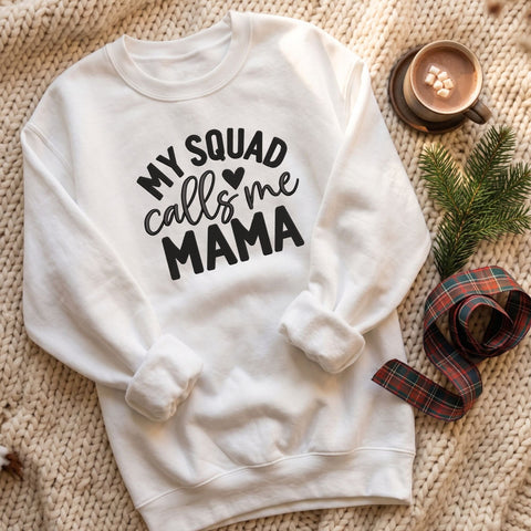 My Squad Calls Me Mama Embroidery Design – Funny Mama Quote Mom Life Machine Embroidery File Embroidery/Applique DESIGNS PatternFeed8 