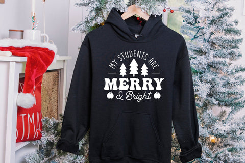 My Students Are Merry & Bright SVG Teacher Christmas SVG CraftLabSVG 