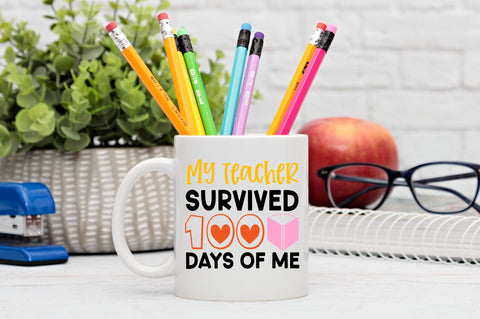 My teacher survived 100 days of me SVG Design SVG Regulrcrative 