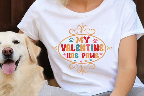 My valentine has paws SVG Angelina750 