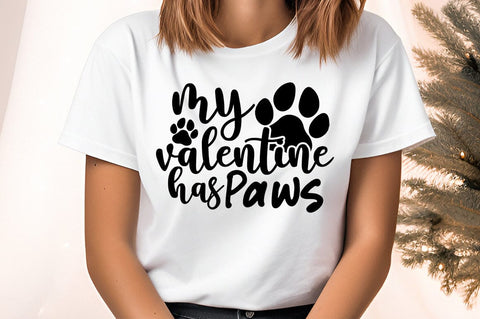My valentine has paws SVG Design SVG Designangry 