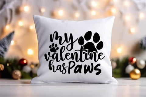 My valentine has paws SVG Design SVG Designangry 