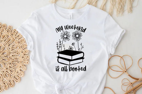 My weekend is all booked, Reading SVG SVG FiveStarCrafting 