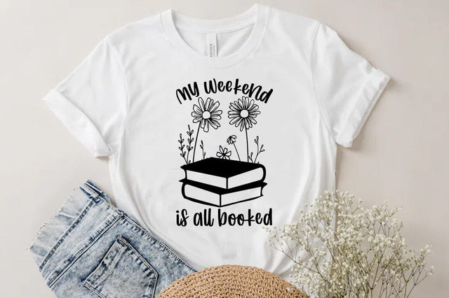 My weekend is all booked, Reading SVG SVG FiveStarCrafting 