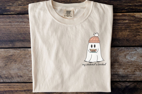 My Weekend is Boooked SVG for Cricut, Cute Reading Ghost PNG for Stickers, Sublimation, TShirts, Bookmarks, Cute Bookish Halloween Sticker SVG Designing Digitals 