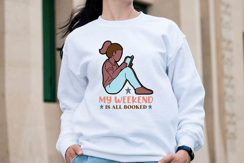 My Weekendis All Booked SVG Angelina750 