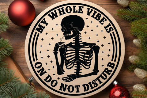 My Whole Vibe Is On Do Not Disturb SVG Angelina750 