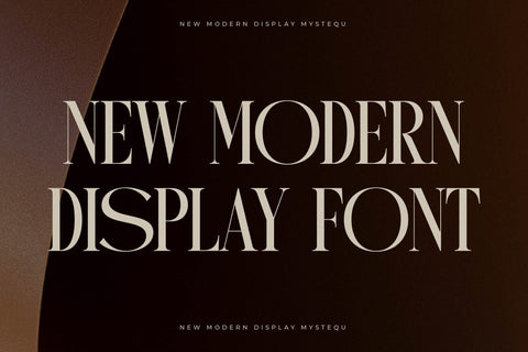 Mystequ - New Modern Display Font Storytype Studio 