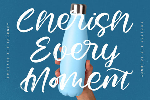 Mystic Rivers - Modern Handbrush Script Font Letterena Studios 