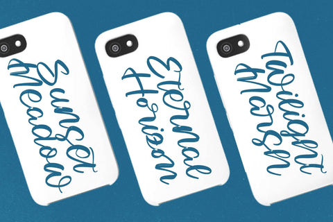 Mystic Rivers - Modern Handbrush Script Font Letterena Studios 