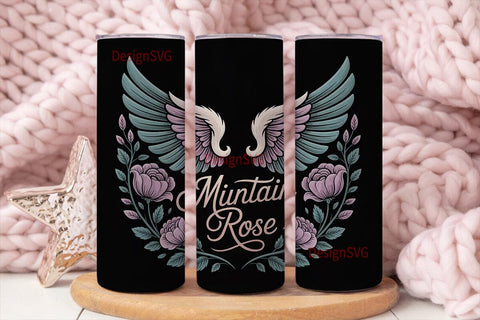 Mystical Angel Wings 20oz Tumbler Wrap Sublimation DesignSVG 