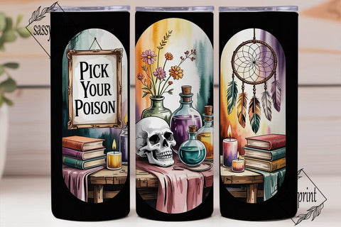 Mystical Autumn 20oz Tumbler Wrap Sublimation sassyprint 