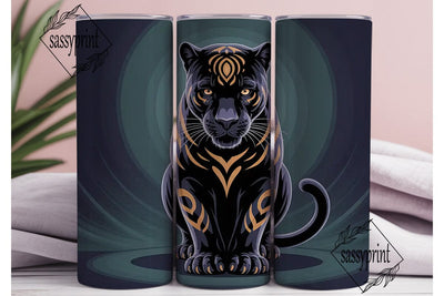 Mystical Black Panther 20oz Tumbler Sublimation sassyprint 