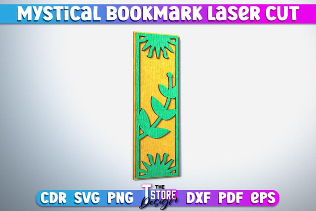 Mystical Bookmark Laser Cut | Mystical Symbol Laser Cut Design | CNC Files SVG The T Store Design 